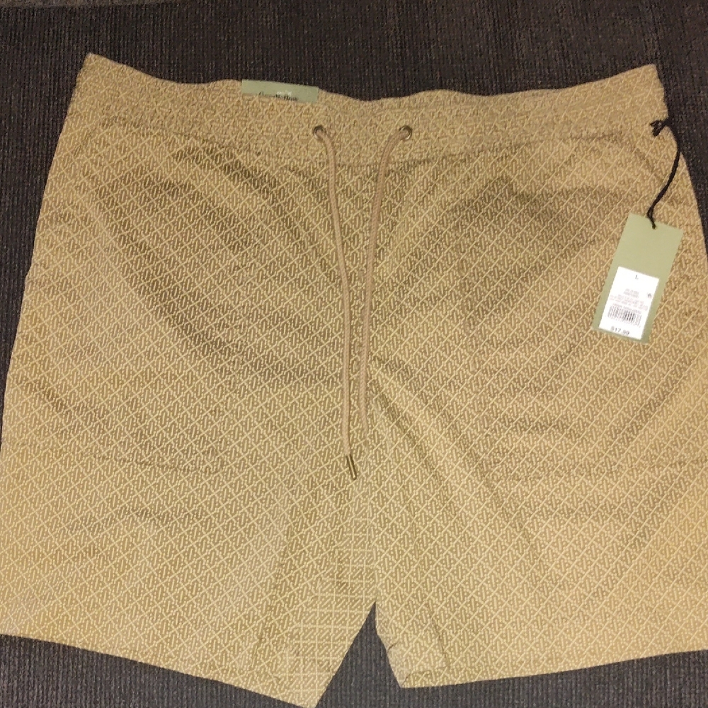 Goodfellow & Co Tan Patterned Men's Shorts